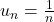 u_n = \frac{1}{n}