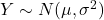 Rendered by QuickLaTeX.com Y \sim N(\mu, \sigma^2)