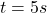 t = 5s