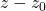 z - z_0