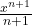 \frac{x^{n+1}}{n+1}