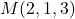M(2, 1, 3)