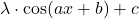 \lambda\cdot\cos(ax+b)+c